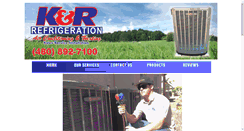 Desktop Screenshot of kandrrefrigeration.com